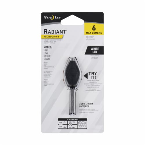 Nite Ize Clear Body LED White Microlight Perspective: front