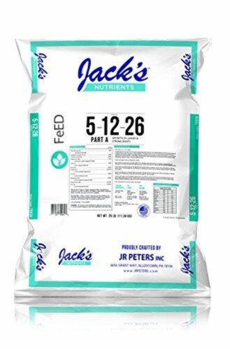 Jacks Hydroponic 5-12-26 25 lb. Professional Fertilizer Part 
