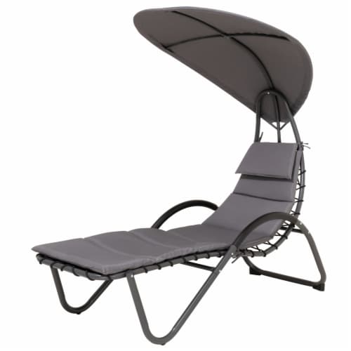 Deko Living Outdoor Patio Lounge Chair with Canopy, 1 Fred Meyer