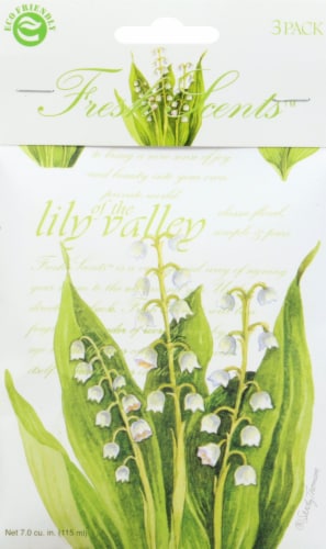 Willow Brook Fresh Scents Lily Valley Sachets (3 Pack) Perspective: front