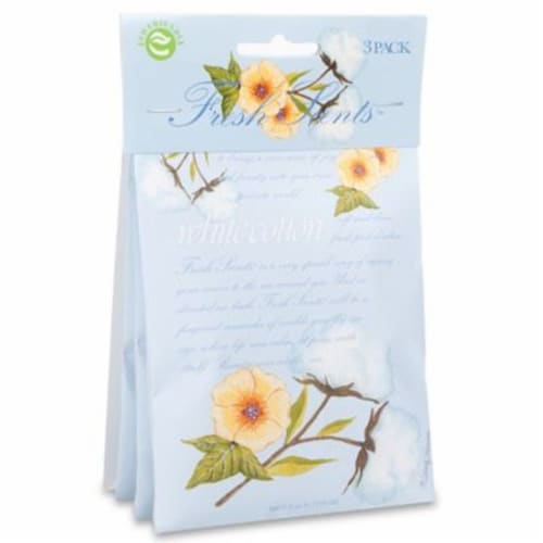 Willow Brook White Cotton Scented Sachets Perspective: front