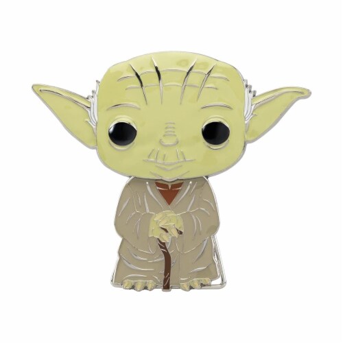 Funko Star Wars POP Pin Yoda Figure Perspective: front