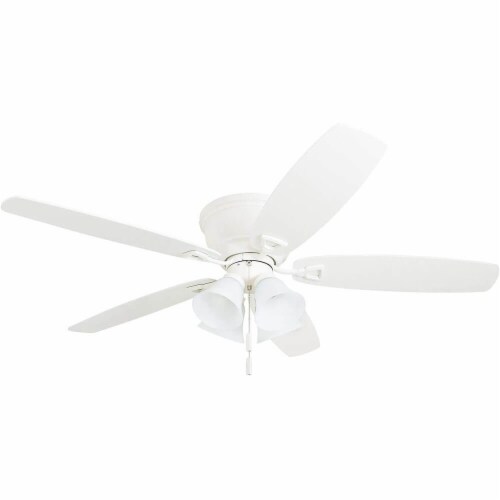 Honeywell 50520 52 inch Glen Alden Ceiling Fan - White Perspective: front
