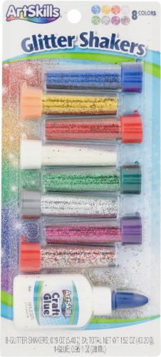 ArtSkills® Glitter Shakers with Craft Glue Perspective: front