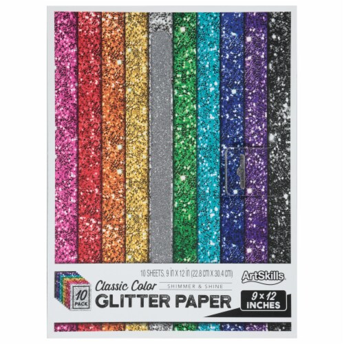 ArtSkills® Premium Glitter Paper Perspective: front
