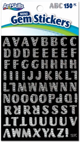 ArtSkills® Mini Gem Stickers - Silver Perspective: front