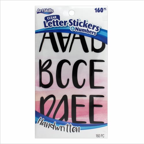 ArtSkills® Handwritten Letter & Numbers Stickers 160 Piece, 160 pc - Kroger