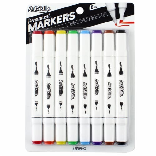 ArtSkills Permanent Markers Assorted Colors - 8 ct pkg