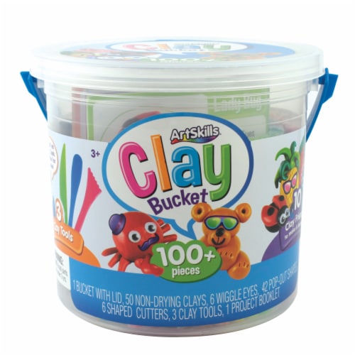 ArtSkills® Build and Create Non-Hardening Clay Bucket Perspective: front