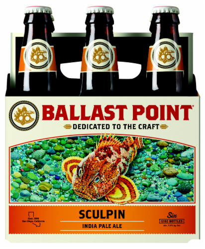 Ballast Point Sculpin IPA Craft Beer Perspective: front