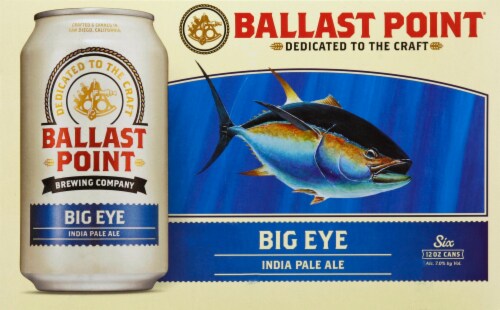 Ballast Point Big Eye IPA Craft Beer Perspective: front
