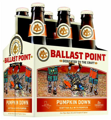 Ballast Point Pumpkin Down Scottish Ale with Pumpkin Perspective: front