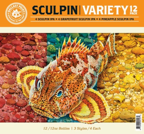 Ballast Point Sculpin Variety Pack Perspective: front