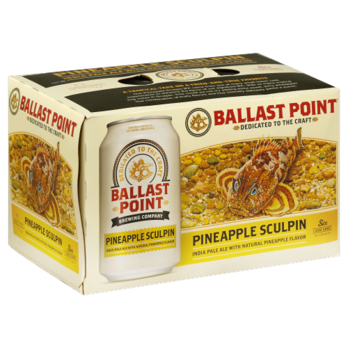 Ballast Point Pineapple Sculpin IPA Perspective: front