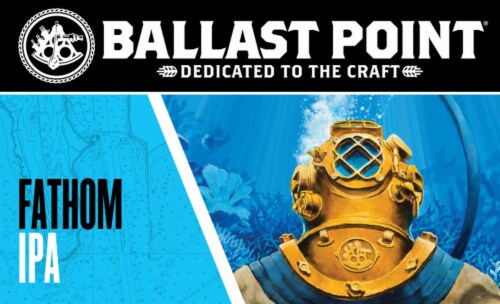 Ballast Point Fathom IPA Craft Beer Perspective: front