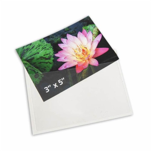 Tarifold 21150 3 x 5 in. Self - Adhesive Index Card Pockets with Top Opening Perspective: front