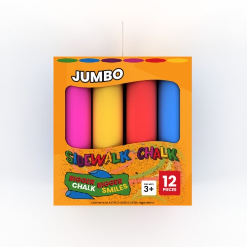 12 piece chalk Perspective: front