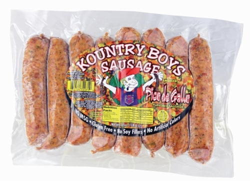 Kountry Boys Pico de Gallo Sausage Perspective: front