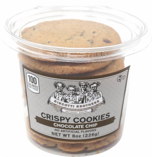 Biscotti Borthers Chocolate Chip Crispy Cookies Perspective: front