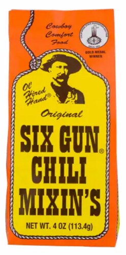 Six Gun® Gluten Free Original Chili Mixin's Chili Mix Perspective: front