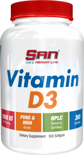 SAN Nutrition® Vitamin D3 Perspective: front