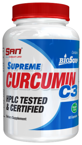 San® Supreme Curcumin Anti-Inflamitory Antioxidant Dietary Supplement Perspective: front