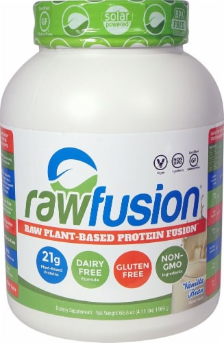 San Rawfusion® Plant Base Protein Fusion™ - Natural Chocolate Perspective: front