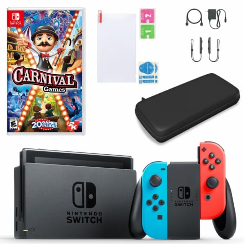 Nintendo Switch Neon Bundle w/ Accessories - QVC.com