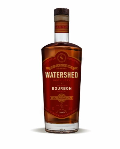 Watershed Bottled-in-Bond Bourbon Perspective: front