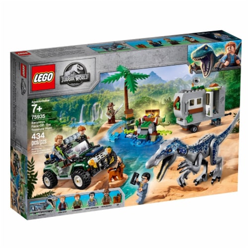 75935 LEGO® Jurassic World Baryonyx Face-Off: The Treasure Hunt Perspective: front