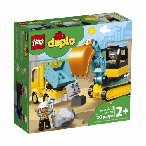 LEGO Duplo Truck Tracked Excavator Building Set 20 pc Fry s Food Stores