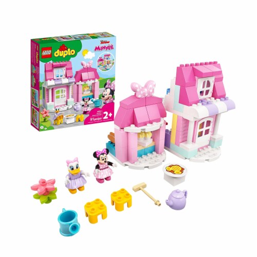 Duplo pink house shop