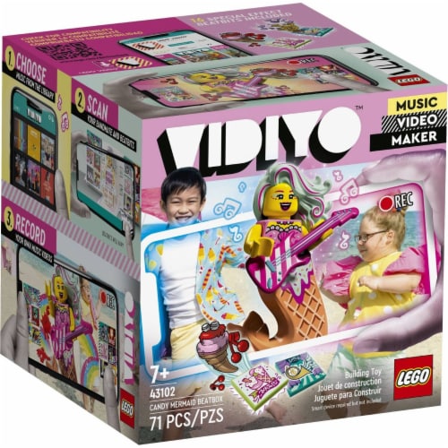 LEGO® VIDIYO™ Candy Mermaid Beatbox Building Toy Perspective: front
