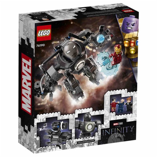 76190 LEGO® Marvel The Infinity Saga Iron Man Iron Monger Mayhem Building Toy Perspective: front