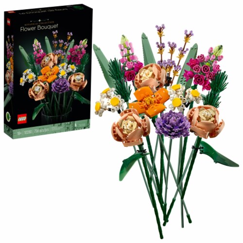LEGO® Flower Bouquet 10280 Building Set Perspective: front
