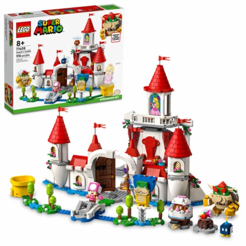 LEGO® 71408 Super Mario™ Peach’s Castle Expansion Set Building Toy Perspective: front