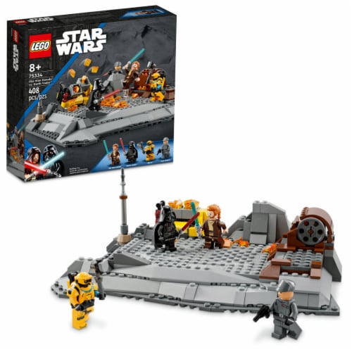 LEGO® 75334 Star Wars™ Obi-Wan Kenobi™ vs. Darth Vader™ Building Set Perspective: front