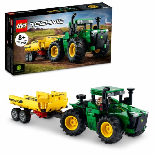 LEGO® 42136 Technic™ John Deere 4WD Tractor Building Set Perspective: front
