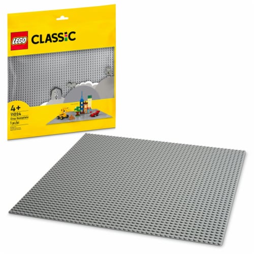 LEGO® Classic Gray Baseplate Building Set Perspective: front