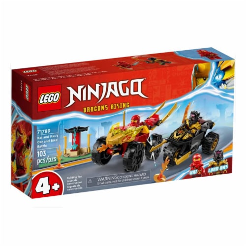 LEGO Ninjago Dragons Rising Kai and Ras's Car and Bike, 1 ct