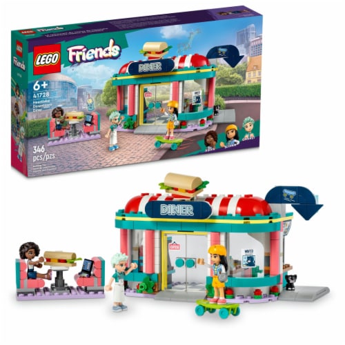 LEGO® Heartlake Downtown Diner Perspective: front