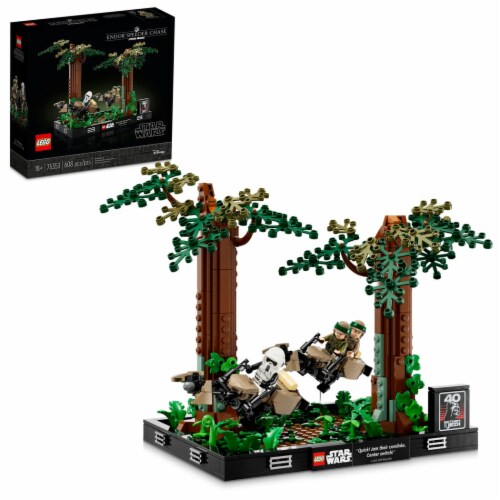 LEGO® Star Wars 75353 Endor™ Speeder Chase Diorama Perspective: front