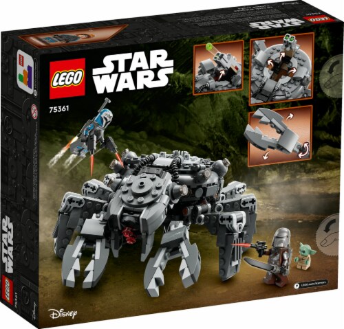 Lego 75361 Star Wars Spider Tank Building Set Perspective: front