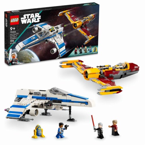 LEGO® Star Wars™ New Republic E-Wing™ vs Shin Hati's Starfighter™ Perspective: front