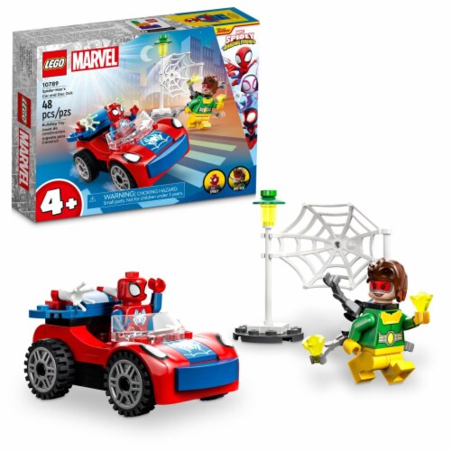 LEGO Marvel Spider-Man's Car and Doc Ock 10789 Building Toy Set Perspective: front