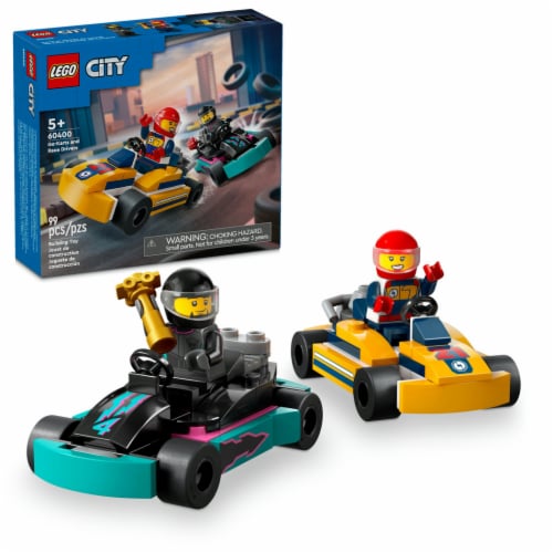LEGO® City Go-Karts and Race Drivers 60400 Perspective: front