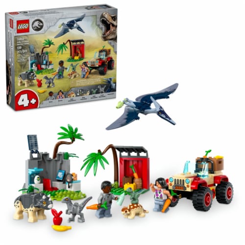 76963 LEGO® Baby Dinosaur Rescue Center Perspective: front