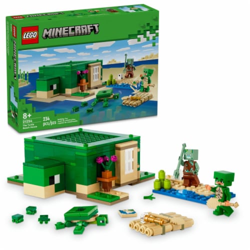 LEGO® Minecraft 21254 The Turtle Beach House Perspective: front
