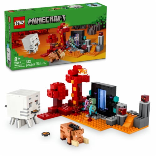 Lego® Minecraft 21255 The Nether Portal Ambush Set Perspective: front