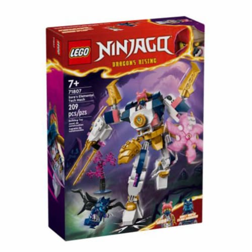 LEGO® Ninjago® Dragon's Rising Sora's Elemental Tech Mech 71807 Building Set Perspective: front